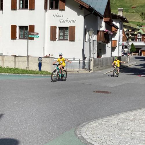 Bei der Radfahrprüfung