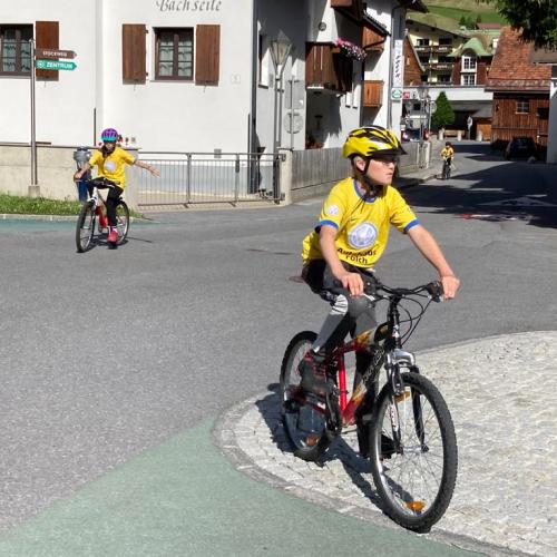 Bei der Radfahrprüfung