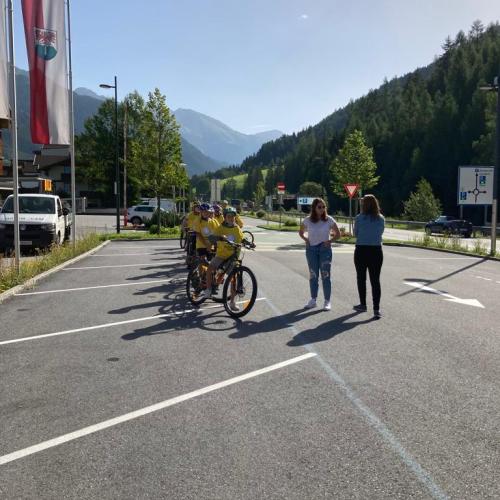 Bei der Radfahrprüfung