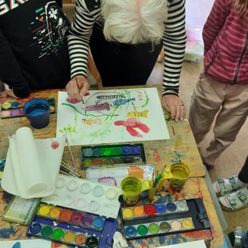 Aquarellmalerei mit Künstlerin Gabriela Brüchert