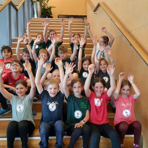 Kinder beim Beweg dich schlau Event