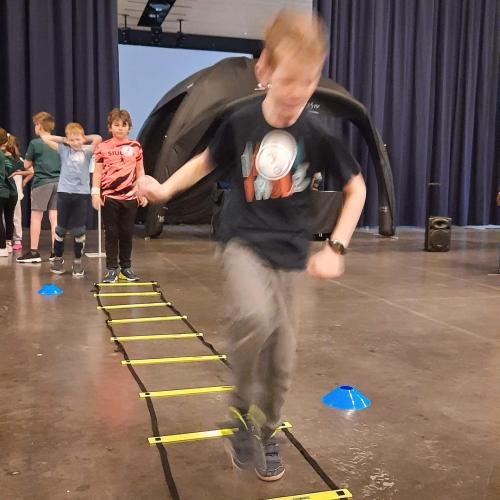 Kinder beim Beweg dich schlau Event