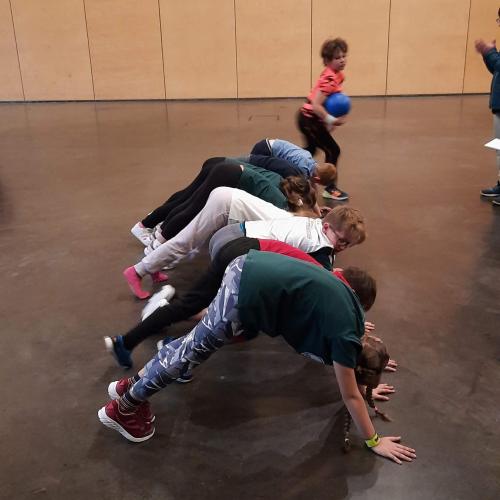 Kinder beim Beweg dich schlau Event