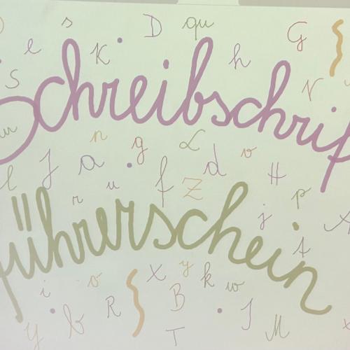 Schreibschriftführerschein