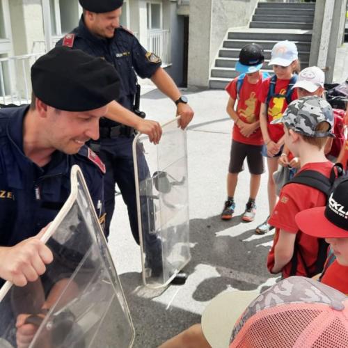 Kinderpolizeievent in Landeck