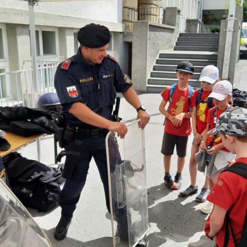 Kinderpolizeievent in Landeck