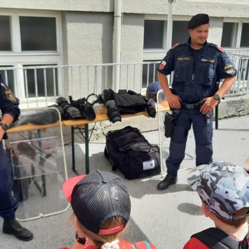 Kinderpolizeievent in Landeck