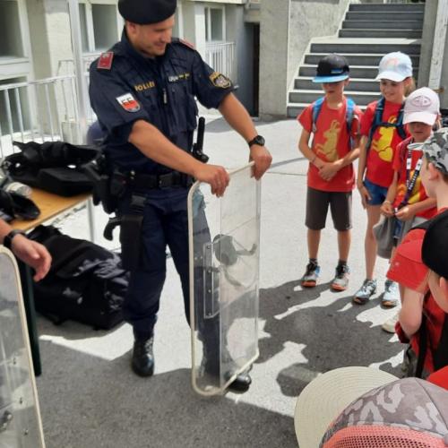 Kinderpolizeievent in Landeck