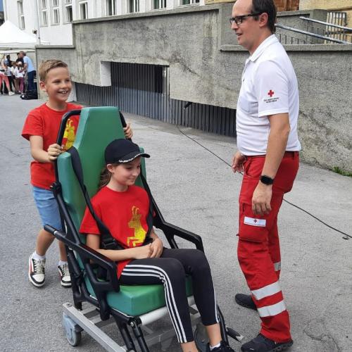 Kinderpolizeievent in Landeck
