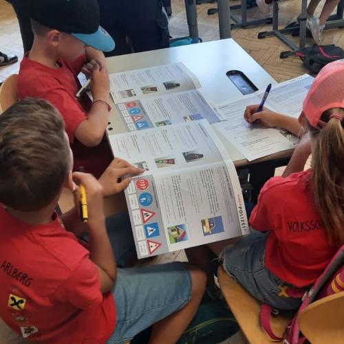 Kinderpolizeievent in Landeck