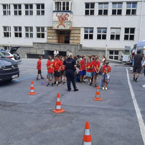 Kinderpolizeievent in Landeck