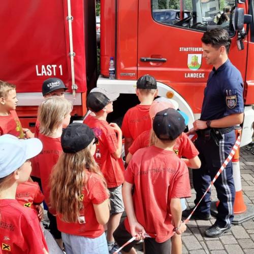 Kinderpolizeievent in Landeck