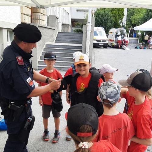 Kinderpolizeievent in Landeck