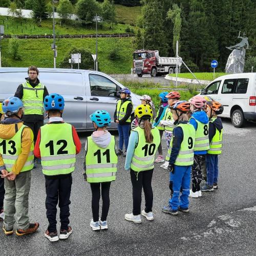 Erste Radfahrübung 