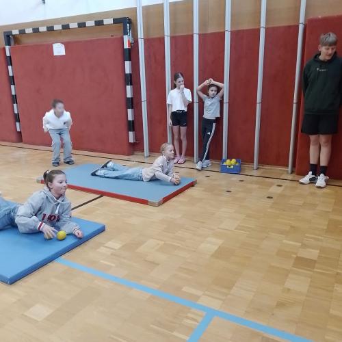 Beim Tag der offenen Tür an der MS St. Anton