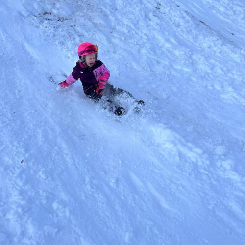Spiel und Spaß im Schnee