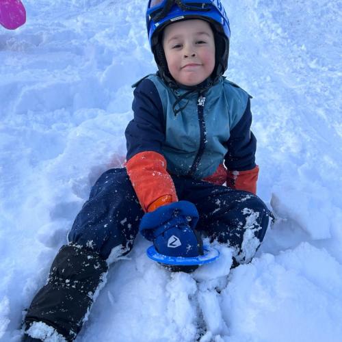 Spiel und Spaß im Schnee