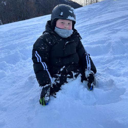 Spiel und Spaß im Schnee