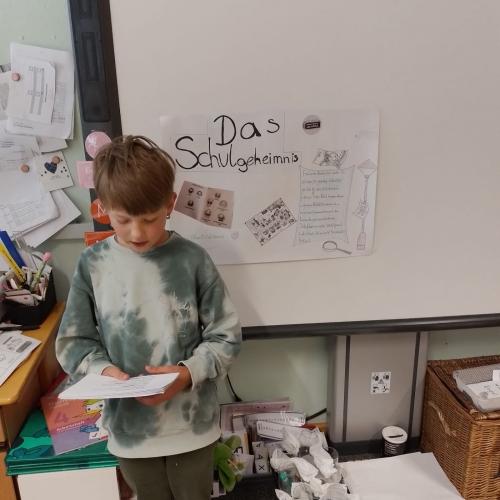 Kinder der 4. Schst. bei der Buchpräsentation