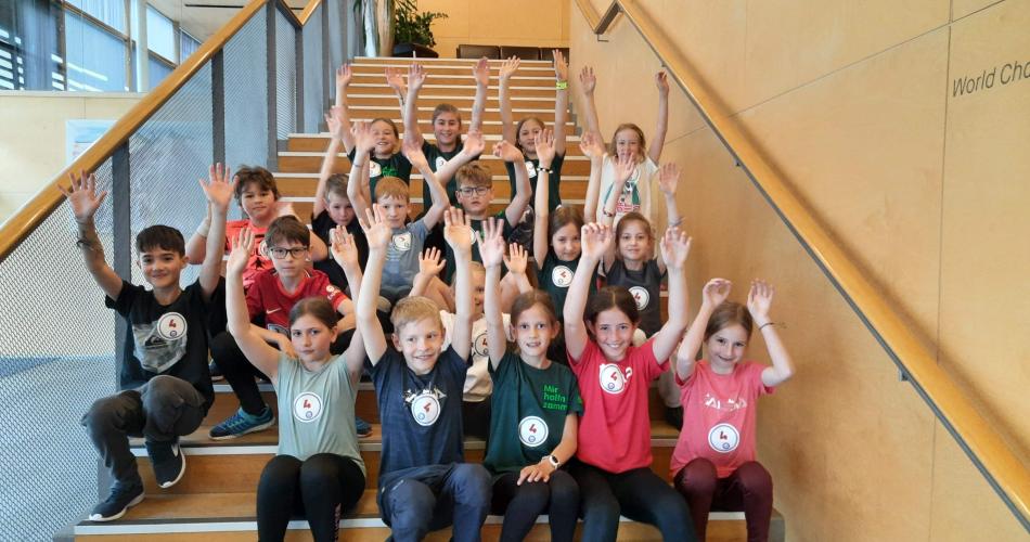 Kinder beim Beweg dich schlau Event