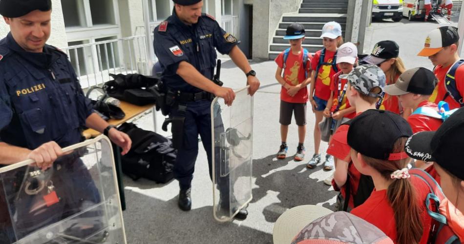 Kinderpolizeievent in Landeck