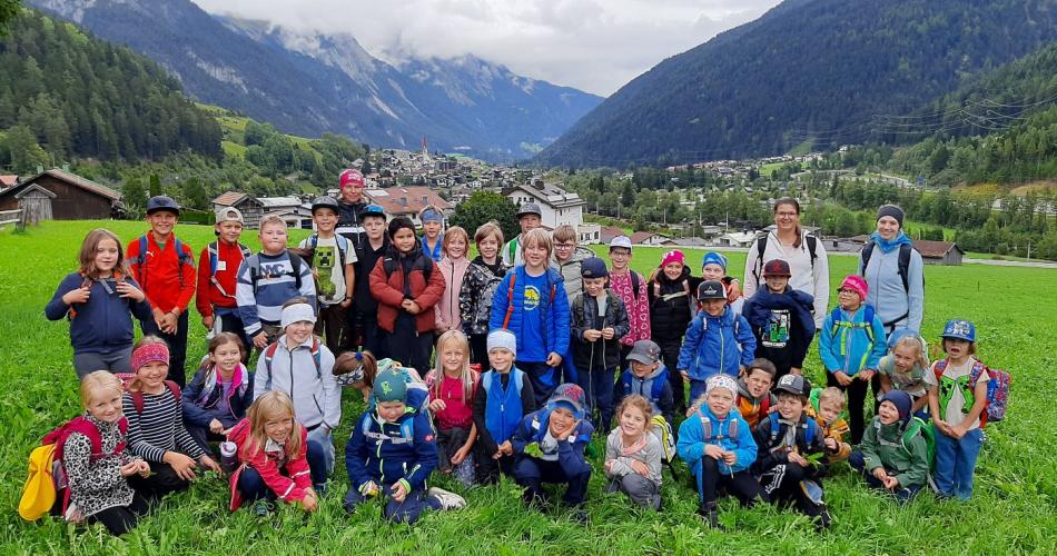 Kinder beim Wandertag Herbst 2025