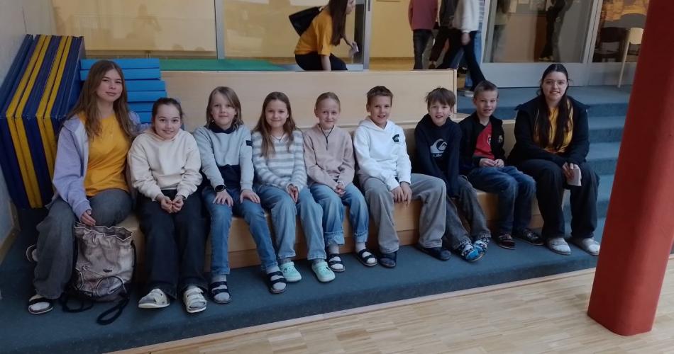 Beim Tag der offenen Tür an der MS St. Anton